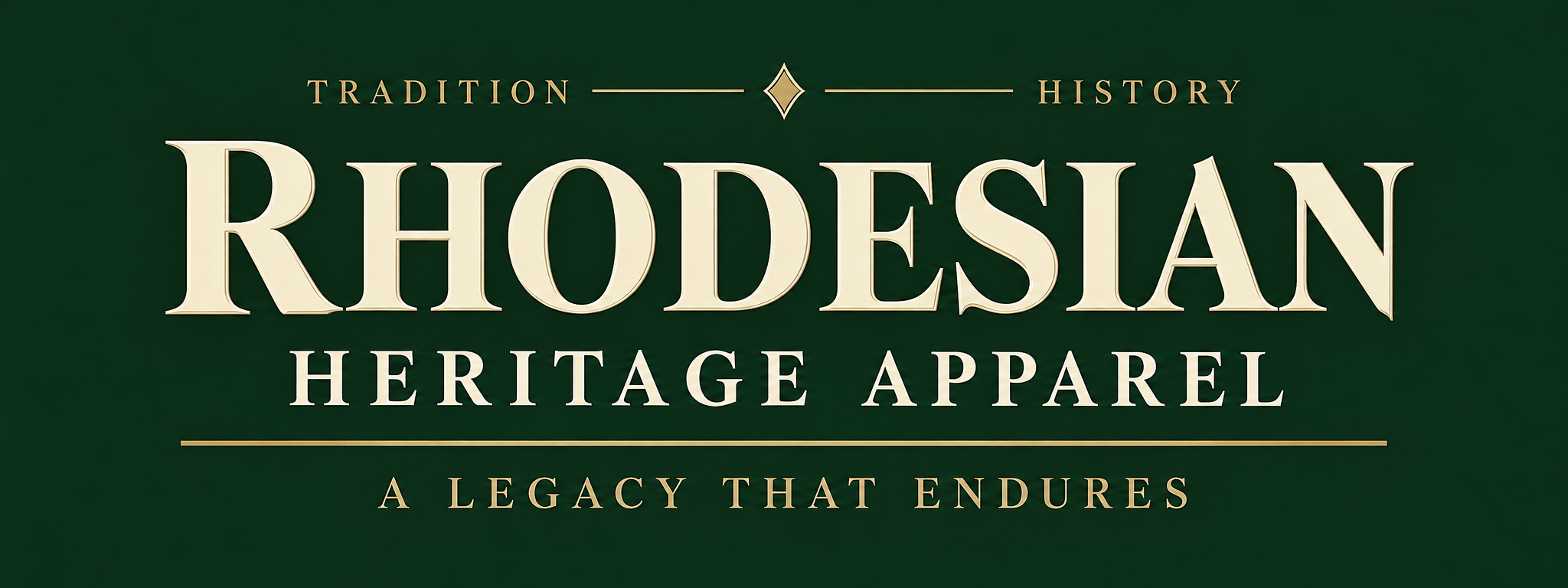 Rhodesian Heritage Apparel — Tradition • History — A Legacy That Endures